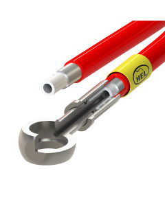 BMW New Six E3/E9 Left Hand Drive 1968-1977 Flexible Clutch Line HEL Stainless Steel Braided