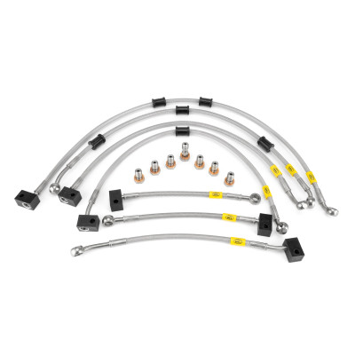 Yamaha MT-09 ABS inc. SP 2021-2023 Flexible ABS Replacement Brake Lines HEL Stainless Steel Braided